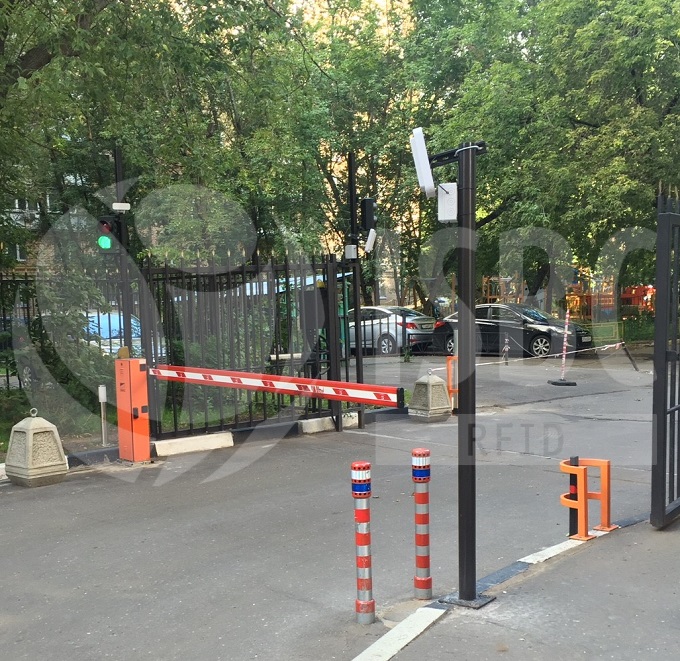 шлагбаум, автоматизация проезда на паркинг на основе RFID